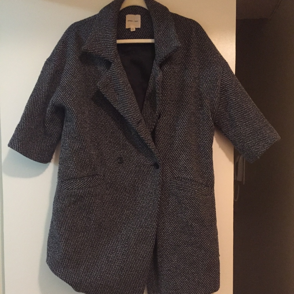 Silence + Noise Tweed Coat